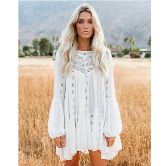 Free People Dresses & Skirts - NEW Free People - White Kiss Kiss Tunic